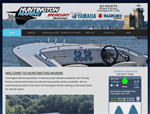 Tablet Screenshot of huntingtonmarineservice.com